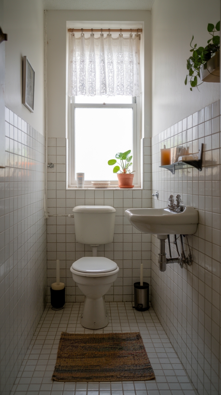 Bright and Cozy Small Bathroom Design