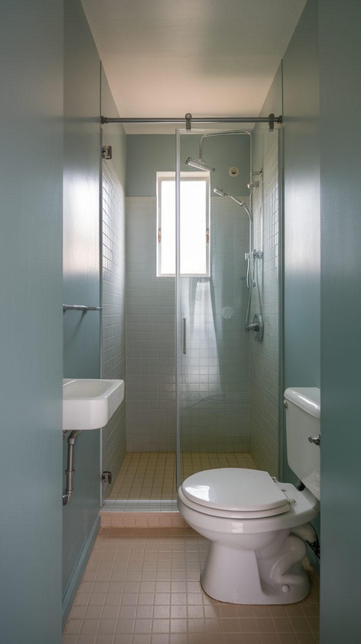 Serene Compact Shower Retreat