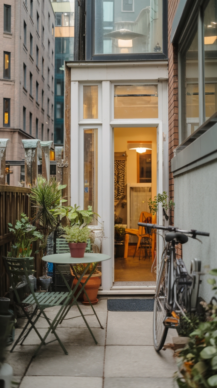 Hidden City Patio with Charm and Comfort