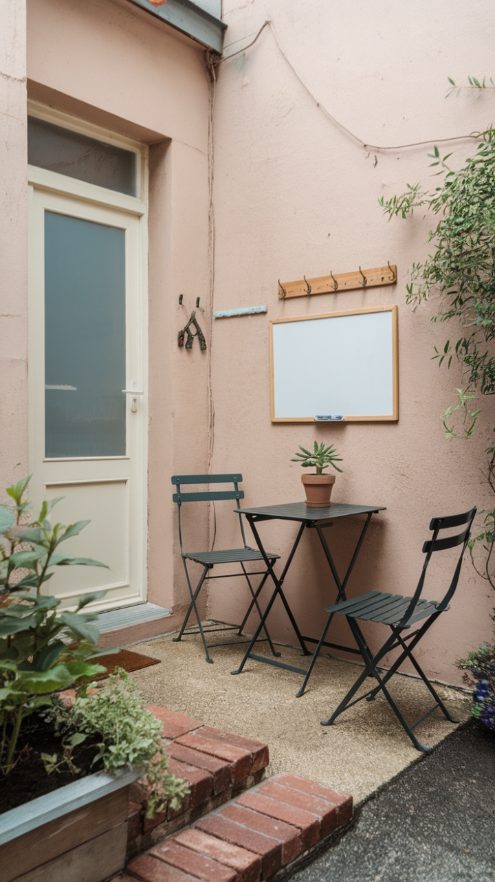 Cozy Tiny Patio with Personal Touches