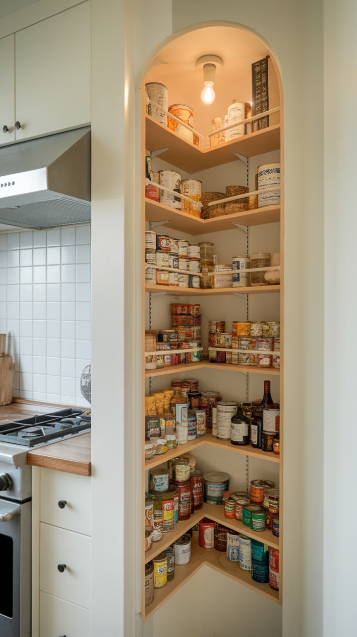 Smart Vertical Pantry Solution for Compact Kitchens