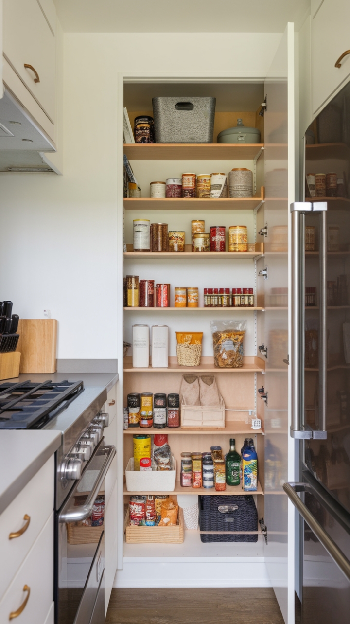 Stylish Space-Saving Pantry Solution