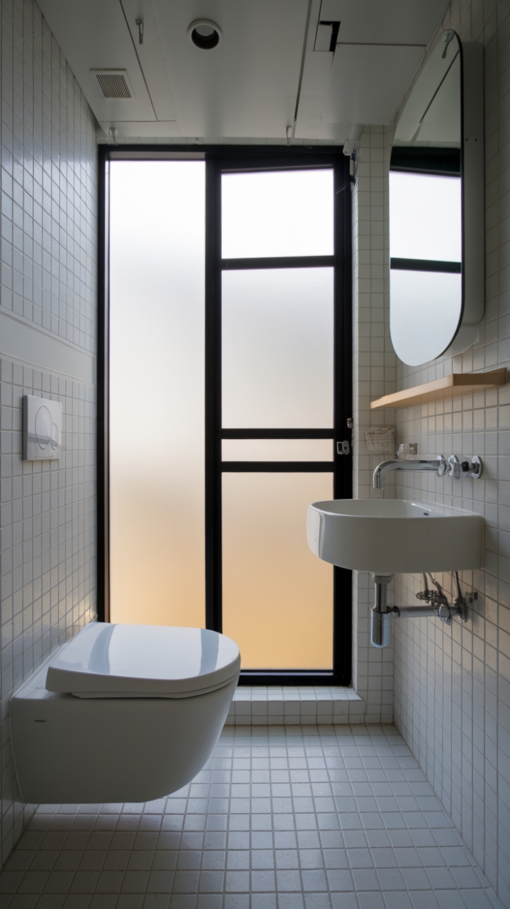 Chic Compact Bathroom with Modern Elegance