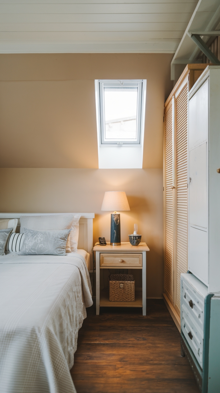 Efficient and Elegant: A Cozy Master Bedroom Retreat