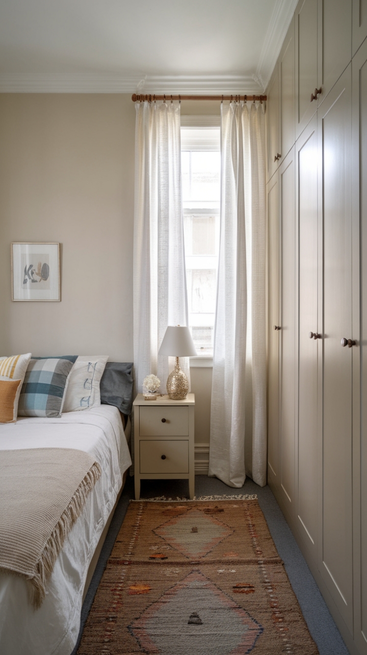 Light-Enhanced Elegance in a Small Master Retreat