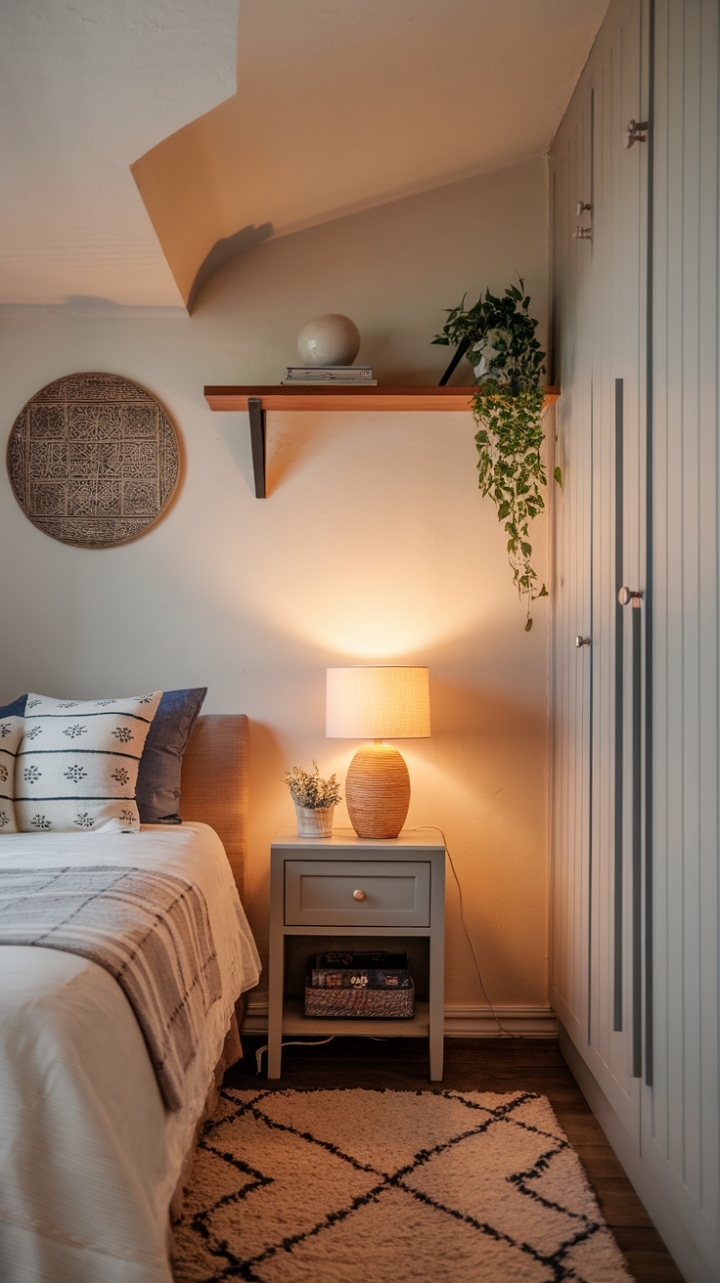 Nature-Inspired Comfort: Stylish and Inviting Bedroom Retreat
