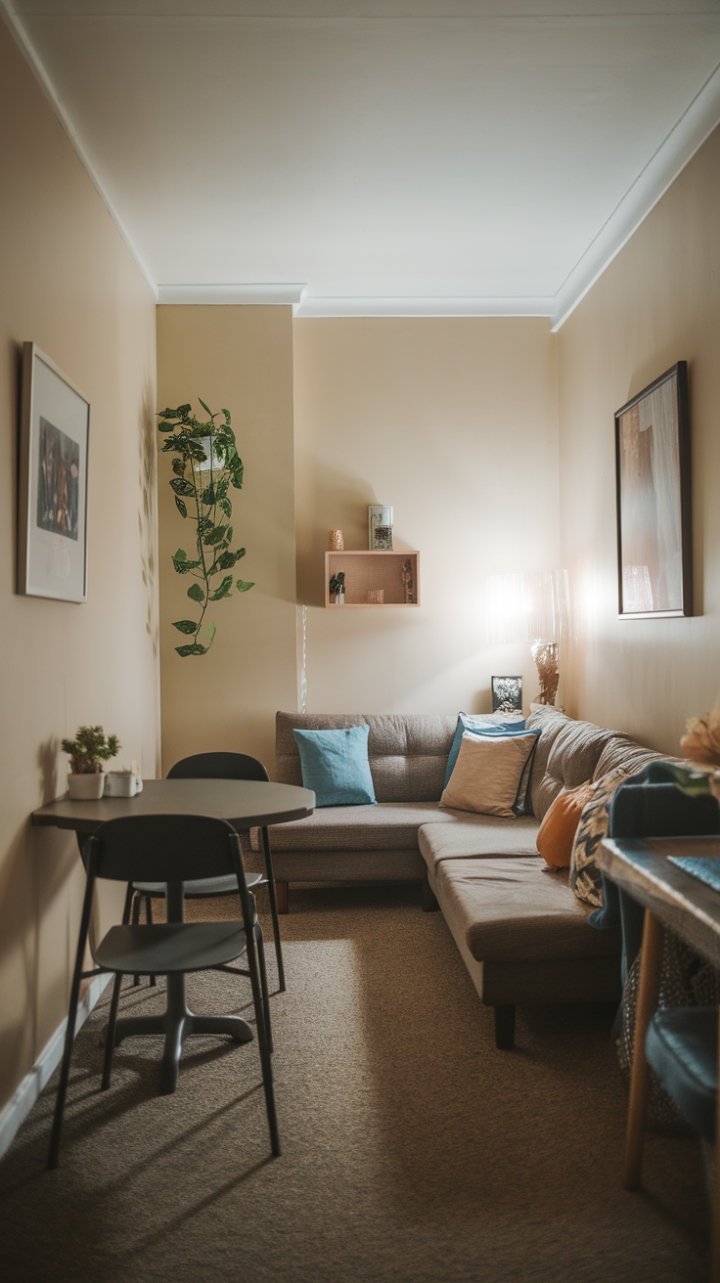 Elegant Neutral Living with Personal Touches