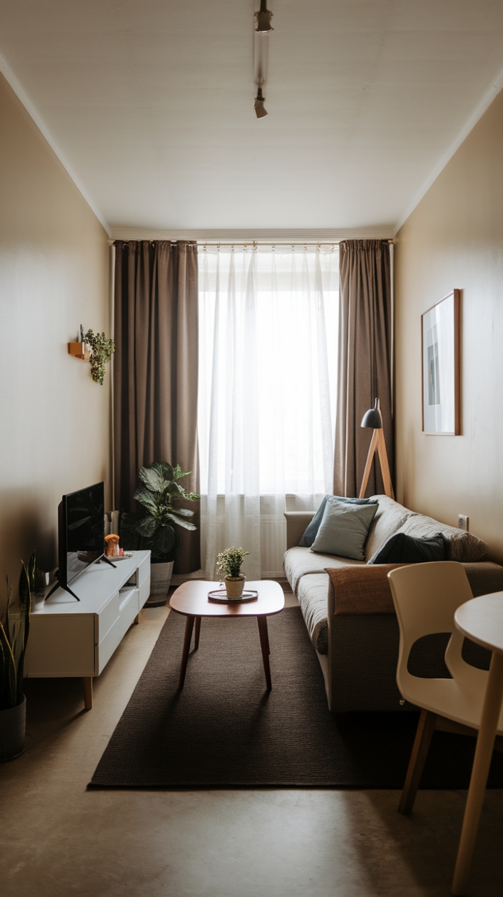 Maximizing Function and Style in a Compact Family Room