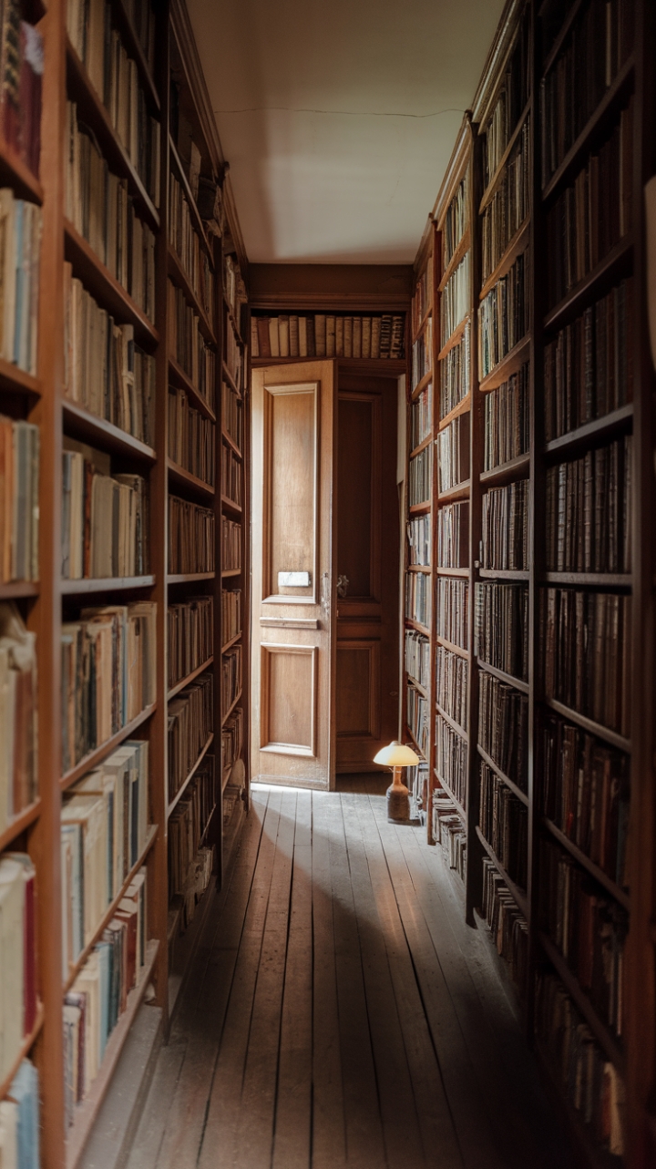 A Literary Haven in a Cozy Hallway