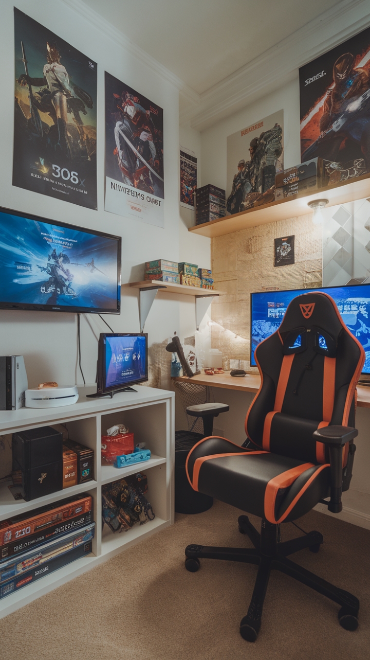 Vibrant Compact Game Room for Ultimate Play