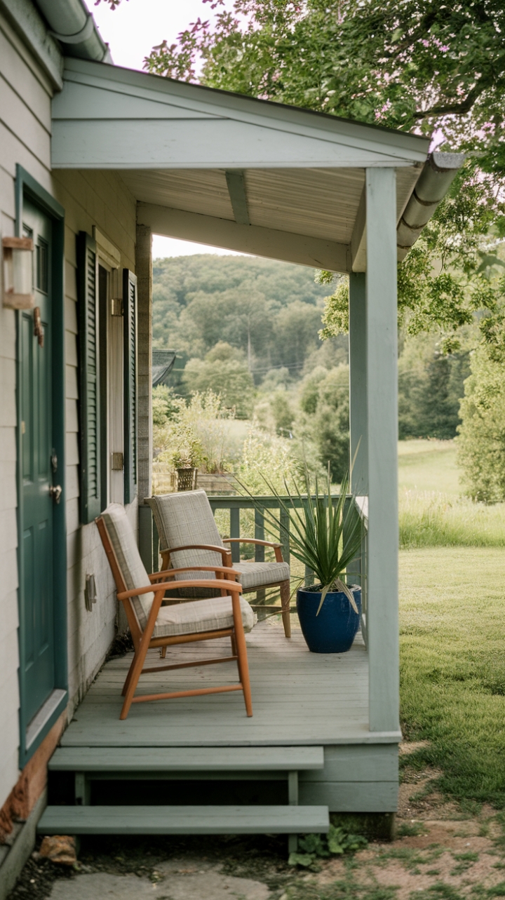 Serene Green Porch Retreat