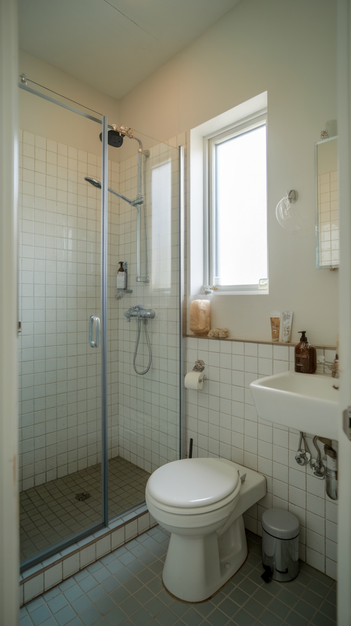Compact Elegance: Maximizing Functionality in a Tiny Bathroom