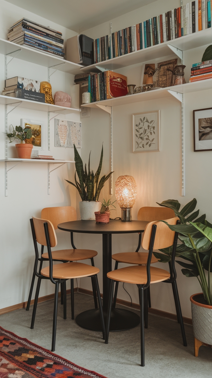 Cozy Corner: Stylish and Functional Small Dining Space