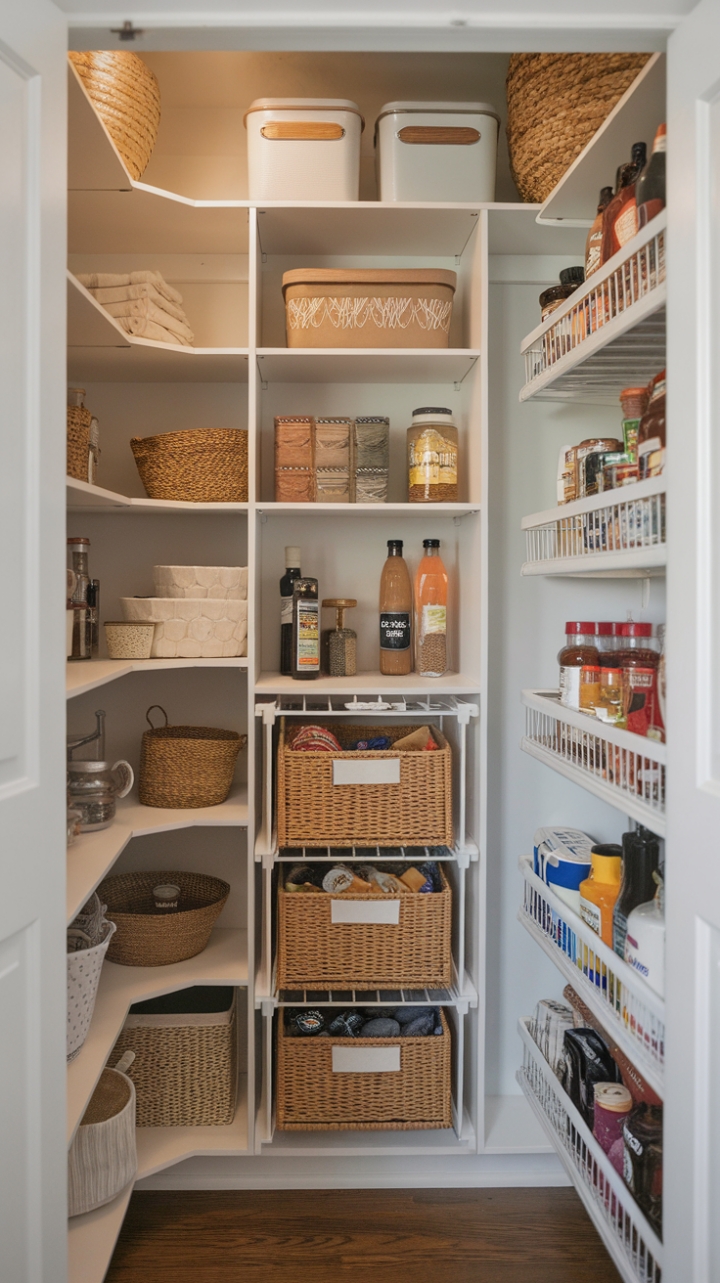 Smart Pantry Solutions: Maximize Space with Narrow Organizers and Baskets