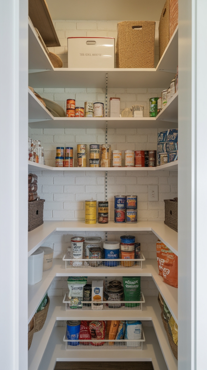 Vertical Storage Magic: Stylish and Organized Corner