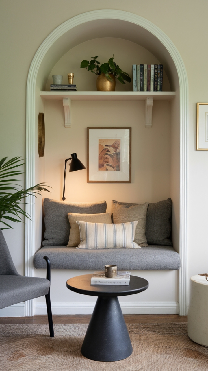 Intimate Nook with Style and Comfort