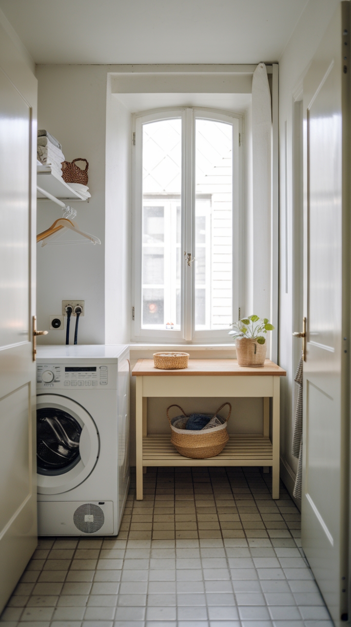 Bright and Organized: Maximizing Space in Compact Laundry Rooms