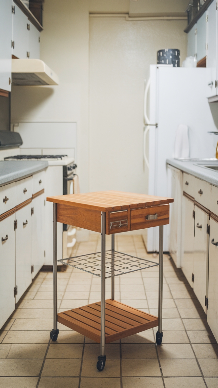 Cozy and Contemporary: A Space-Saving Kitchen Solution