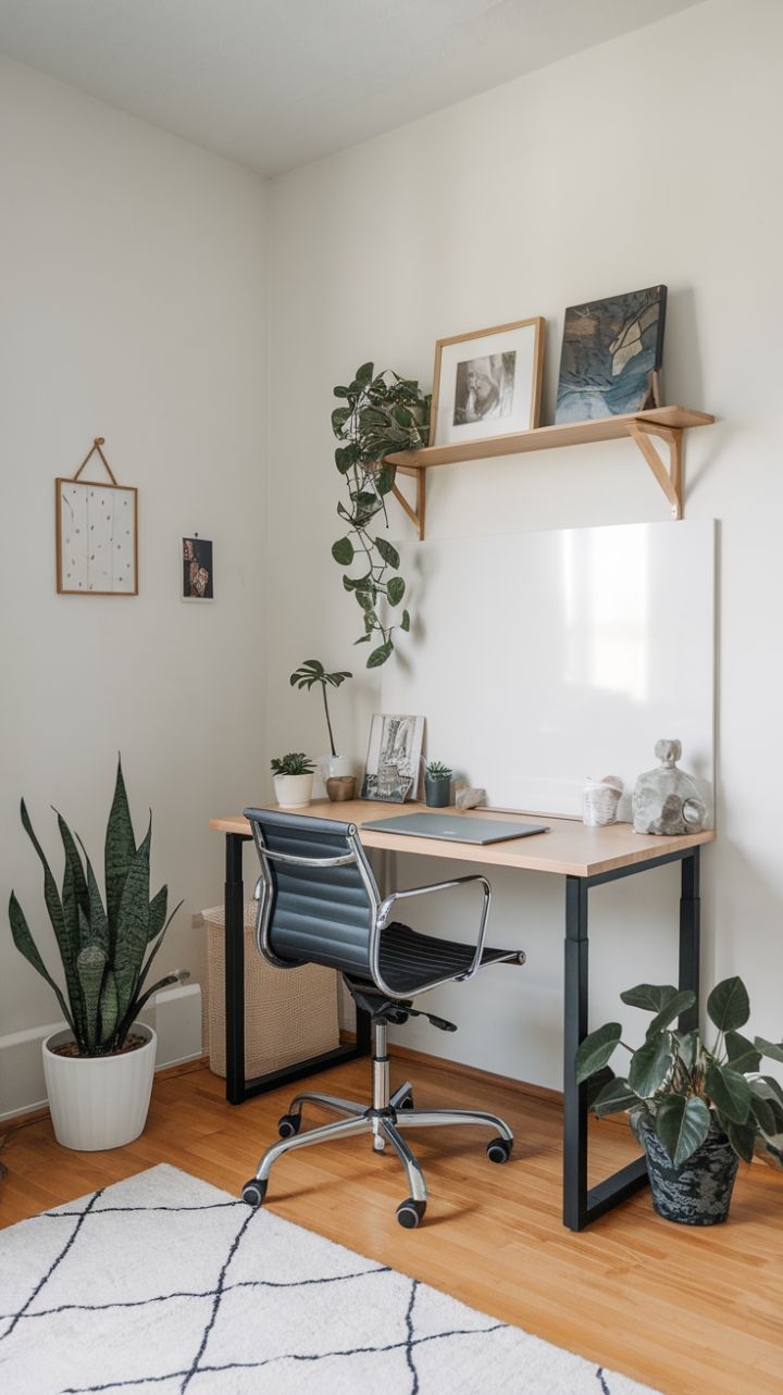 Maximize Every Inch: Stylish and Practical Compact Workspace