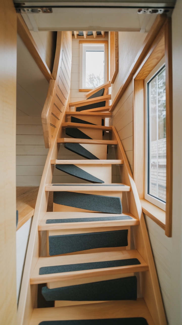 Clever Retractable Staircase Optimizes Loft Space