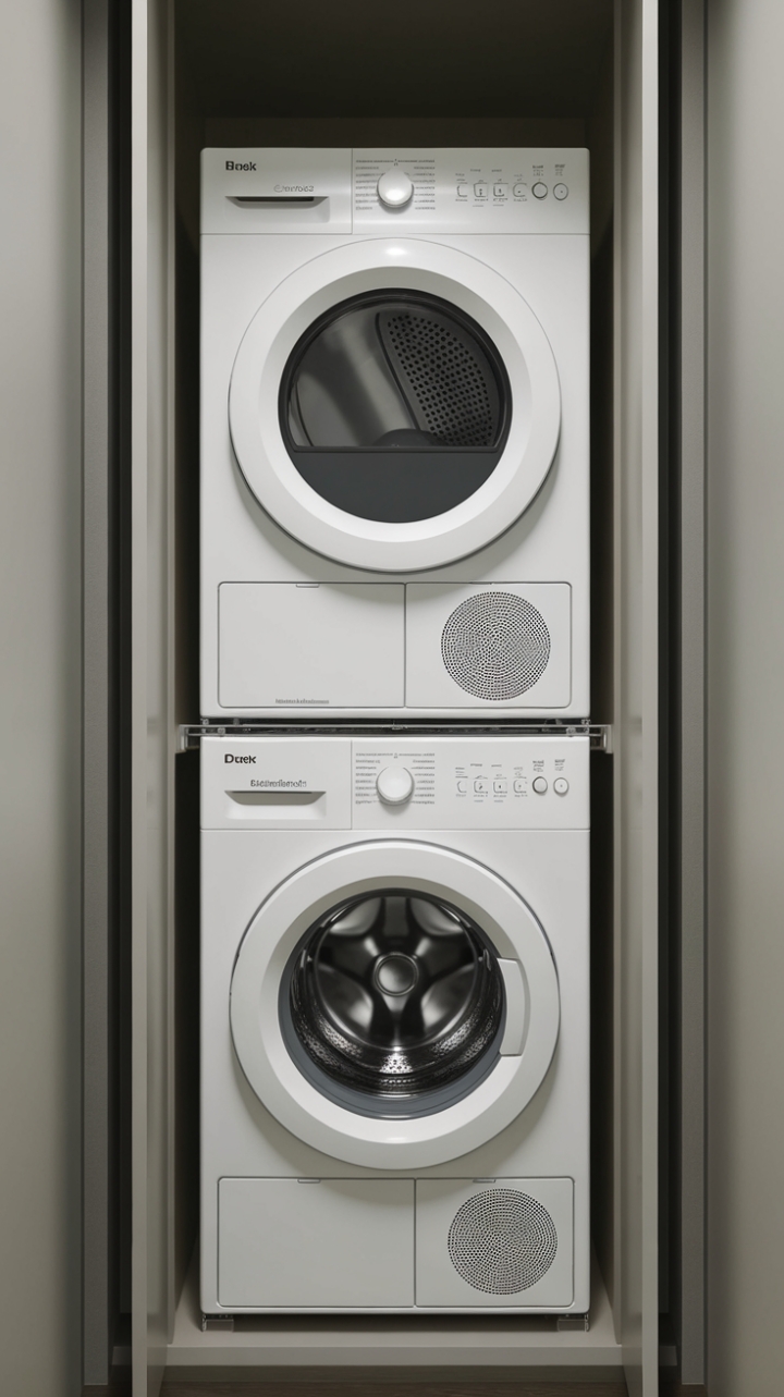 Space-Saving Laundry Unit for Small Apartments