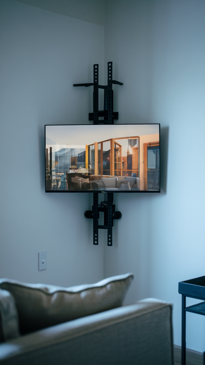Maximize Style in Small Spaces with a Corner TV Bracket