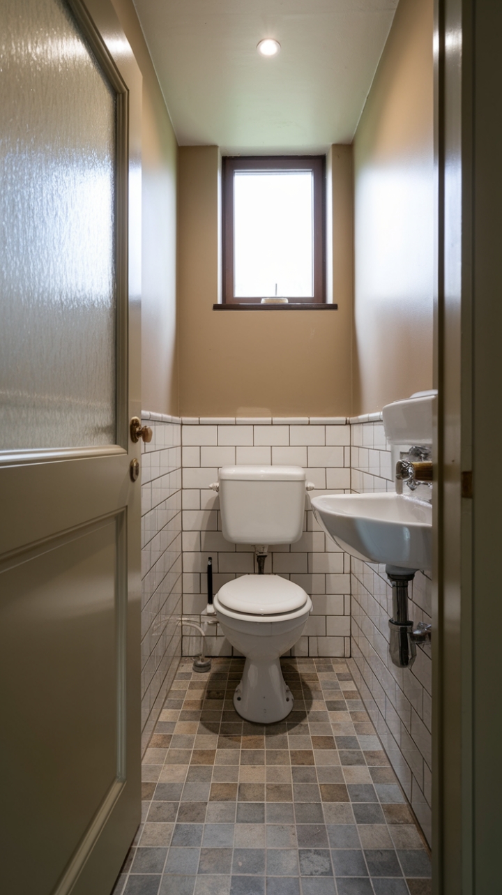 Minimalist Cloakroom with Bright Natural Light