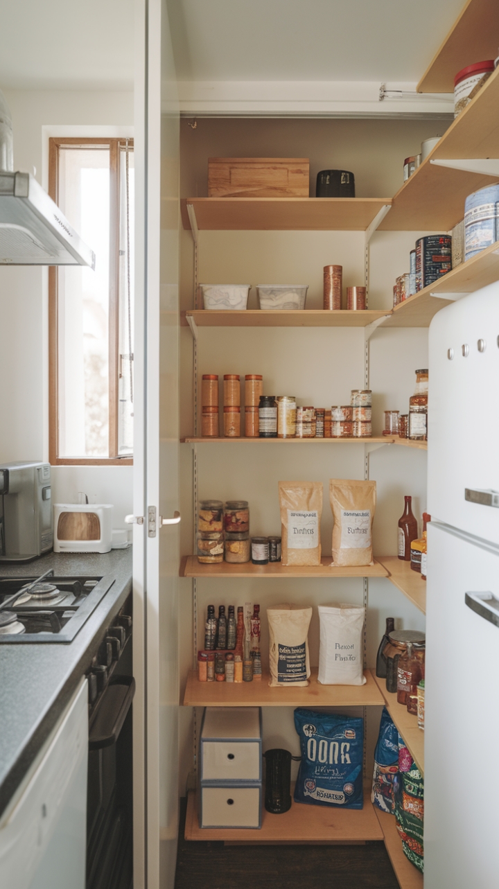 Smart Storage: Compact Kitchen, Big Organization