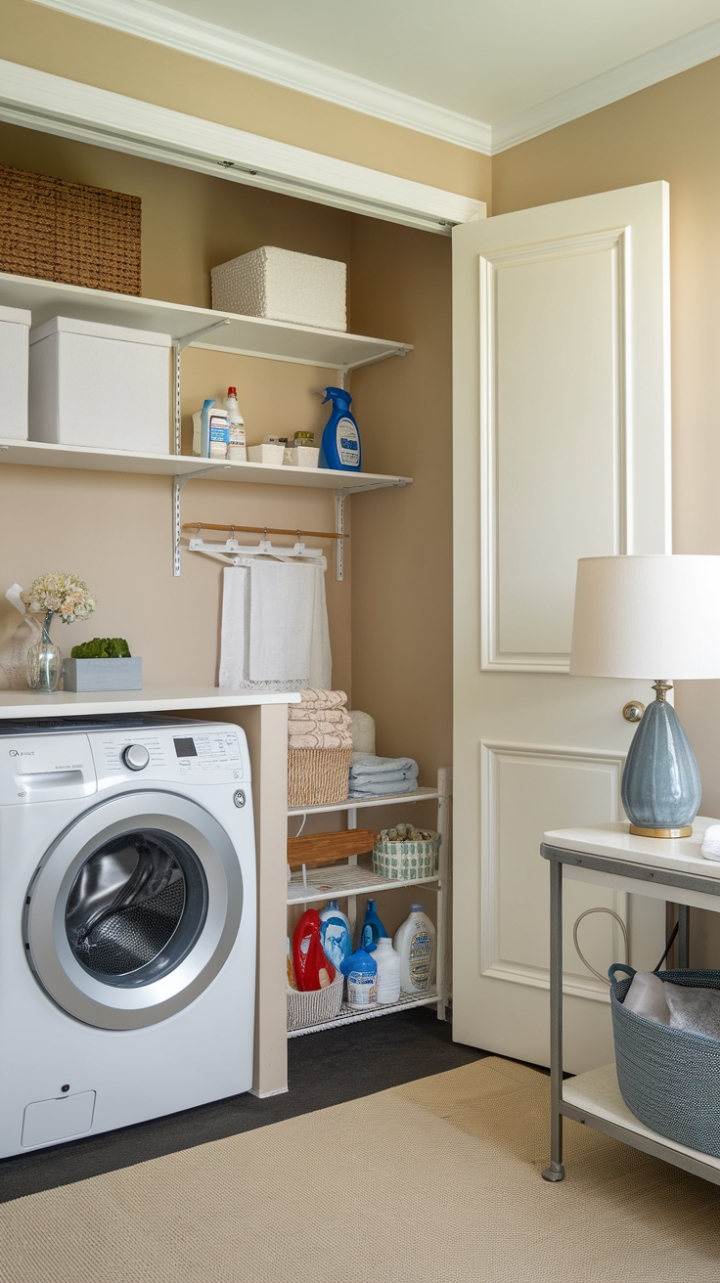 Chic and Practical Utility Closet Design