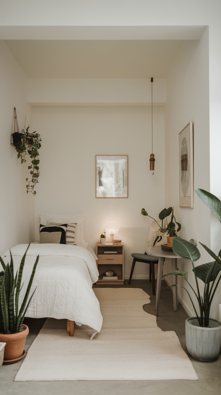 Modern Minimalism: A Bright and Calm Bedroom Design