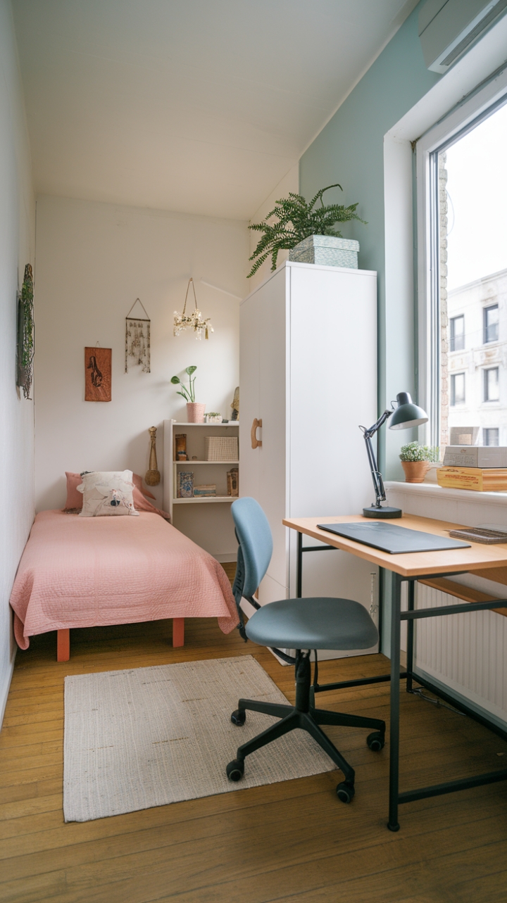 Stylish Sanctuary: Maximizing Function and Comfort in a Petite Retreat