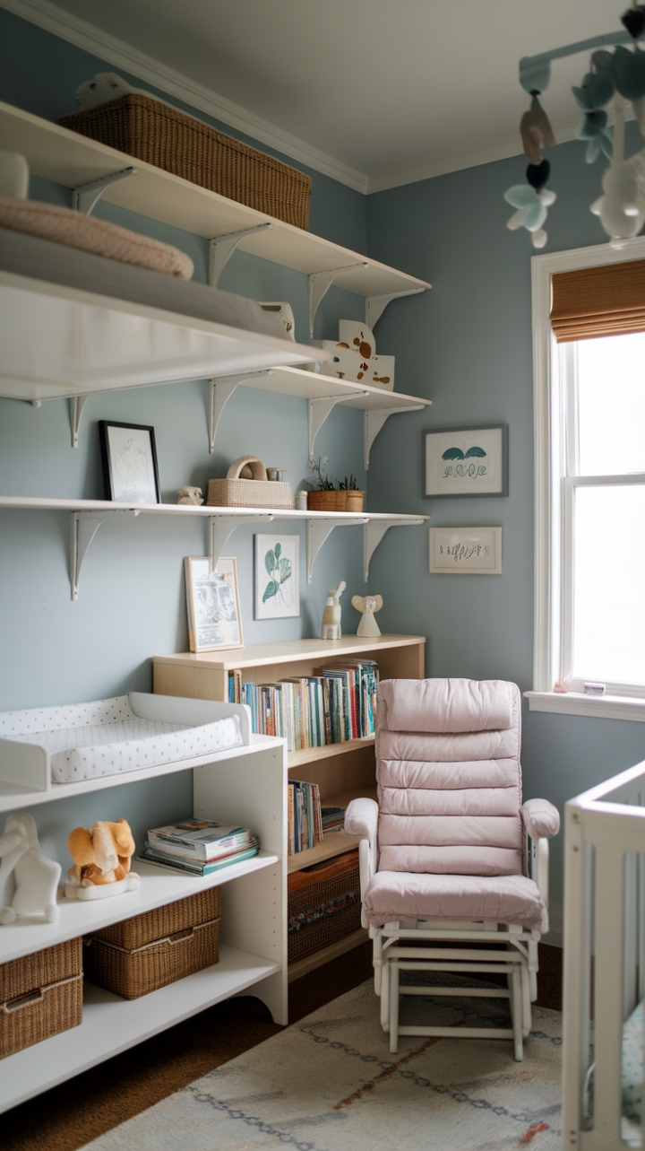 Smart Nursery Design Maximizes Space and Serenity