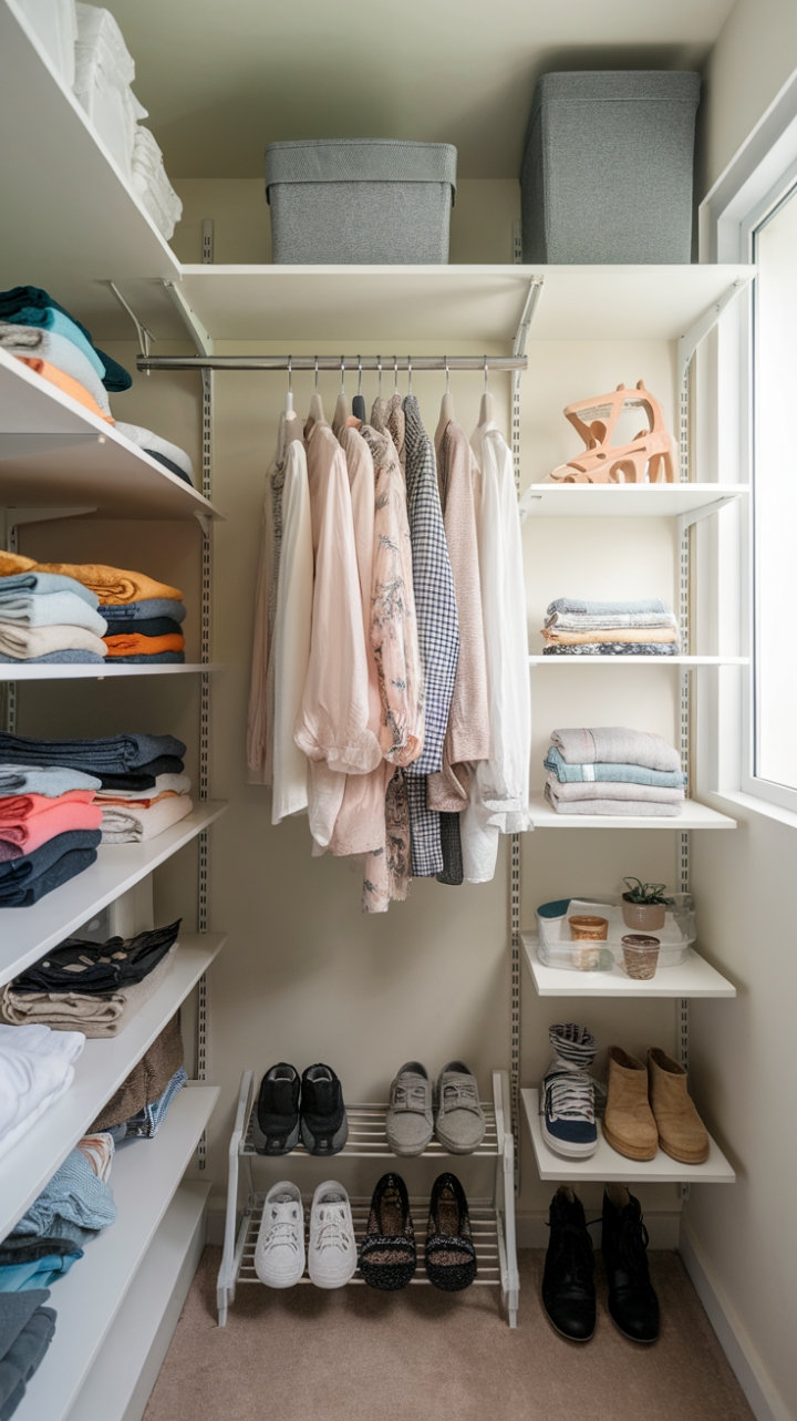Bright Solutions for a Chic, Organized Dressing Space