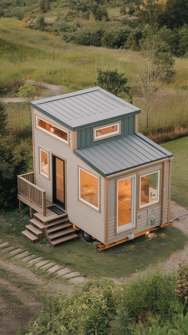Charming Compact Cottage Blends Cabin and Bungalow Style