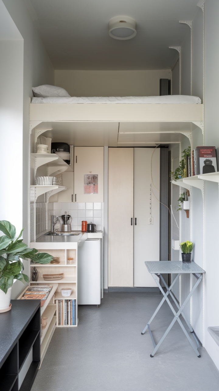 Efficient Urban Oasis: Maximizing Style and Function in a Compact Apartment
