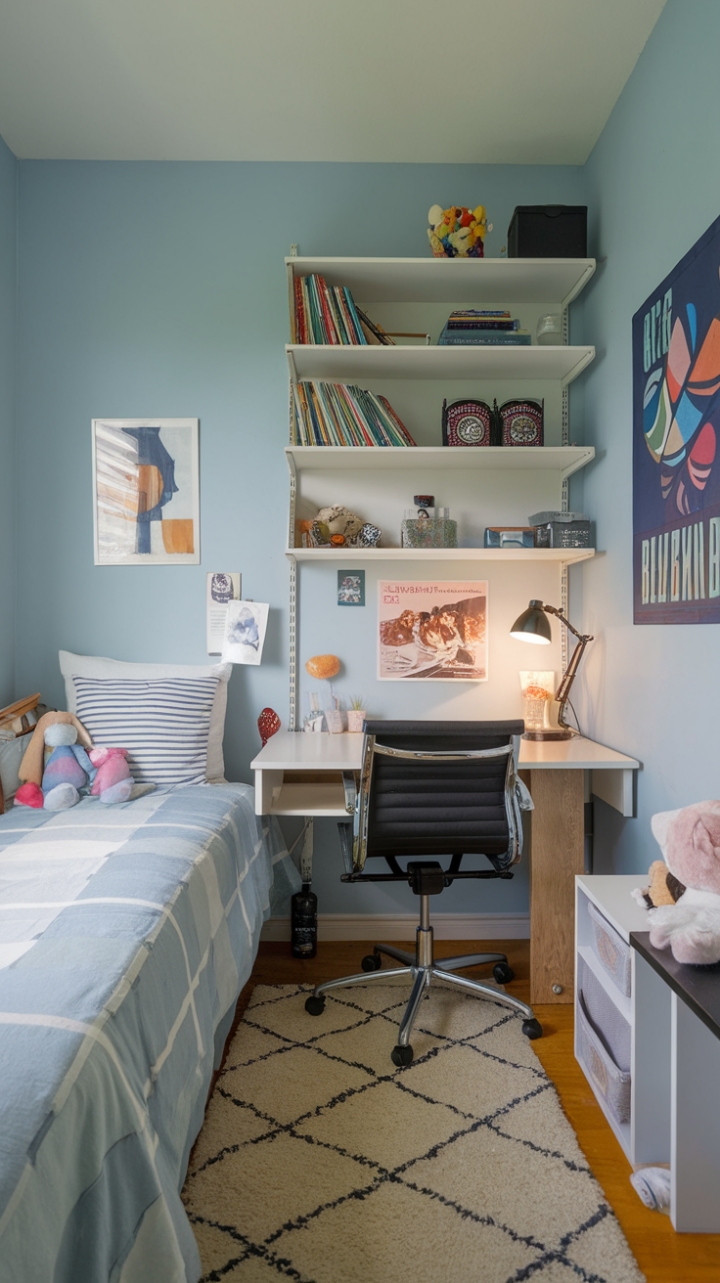 Small Space, Big Style: A Teen Bedroom That Combines Function and Personality