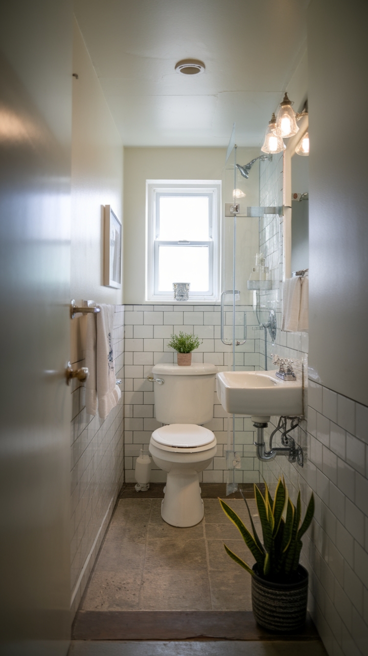 Efficient and Inviting Small Bathroom Layout