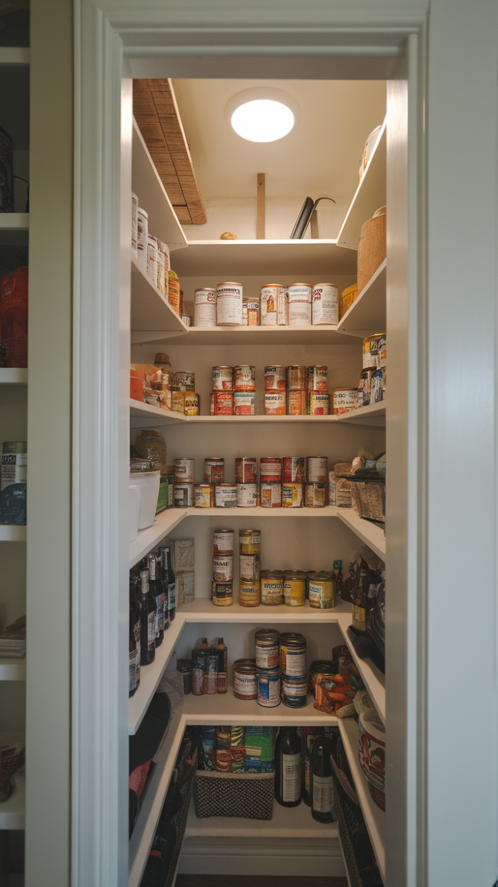 Chic and Efficient: Transforming a Small Closet into a Stylish Pantry