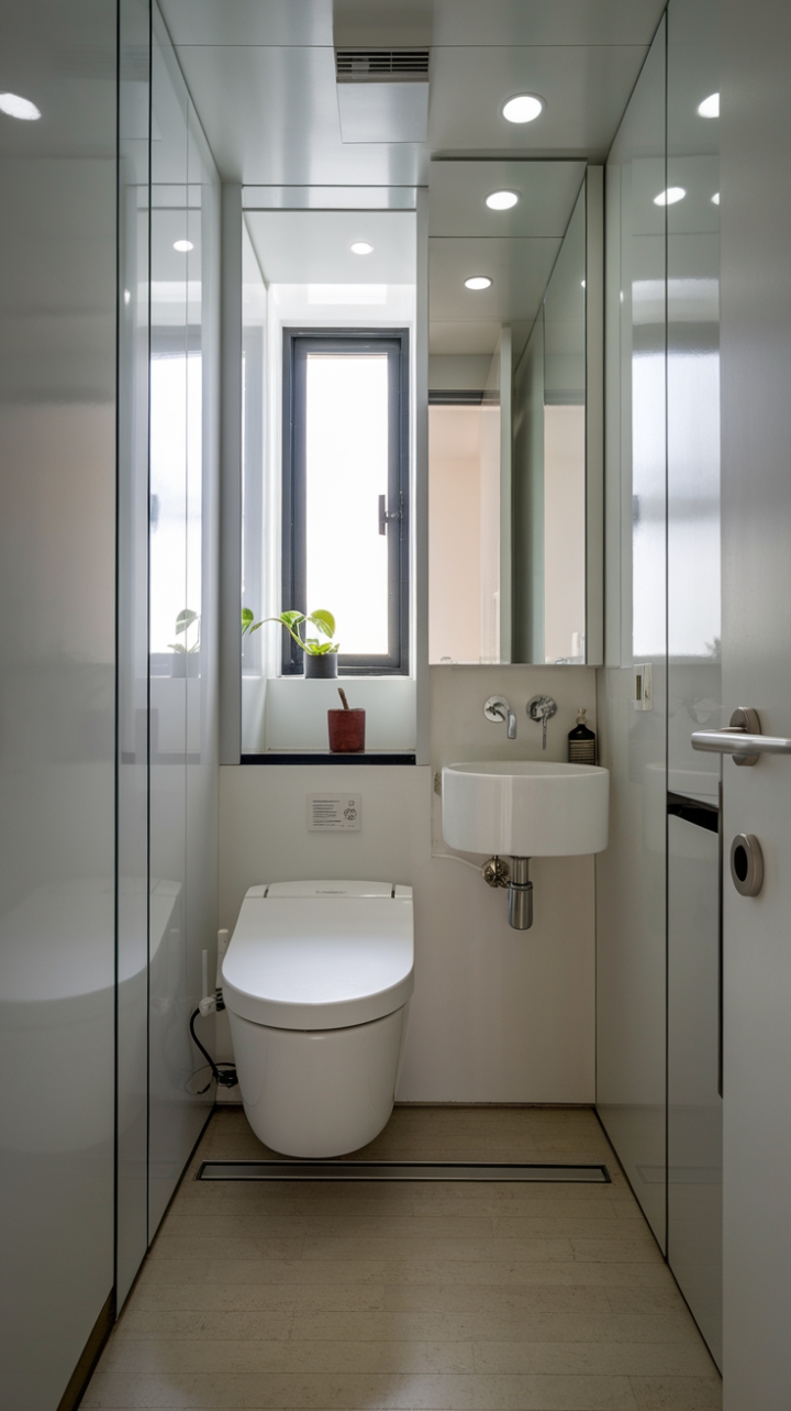 Fresh and Airy Small Bathroom Inspiration