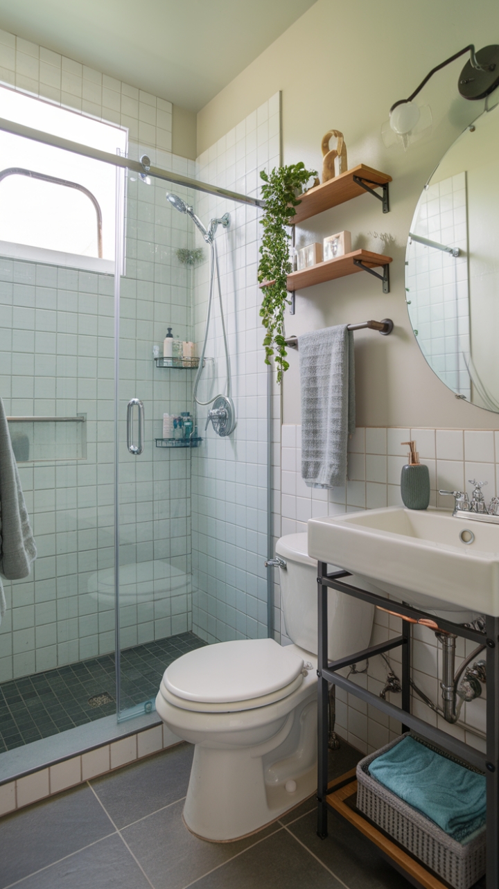 Smart Small Ensuite: Style and Function in a Compact Space