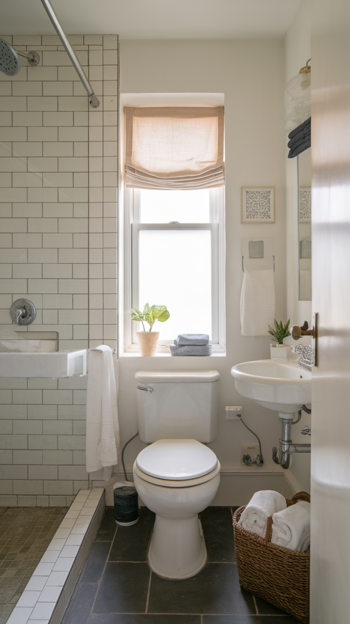Compact Ensuite Charm: Maximizing Space with Style