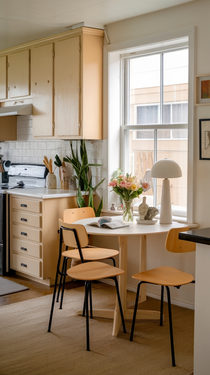 Inviting Eat-In Space with Neutral Elegance