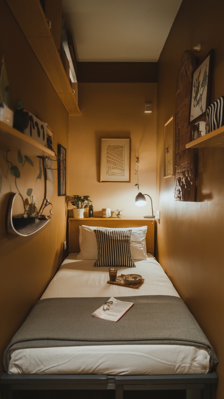 Cozy Charm: Maximizing Comfort in a Tiny Bedroom