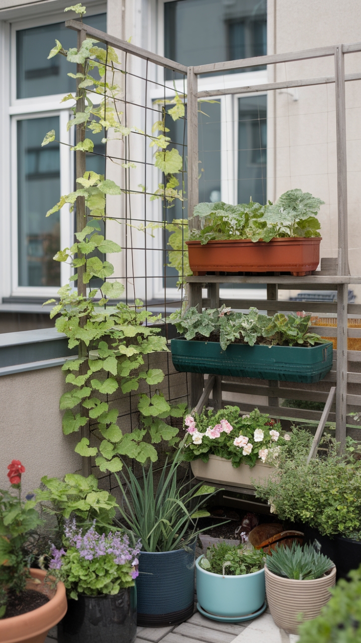 Urban Oasis: A Thoughtfully Designed Balcony Garden