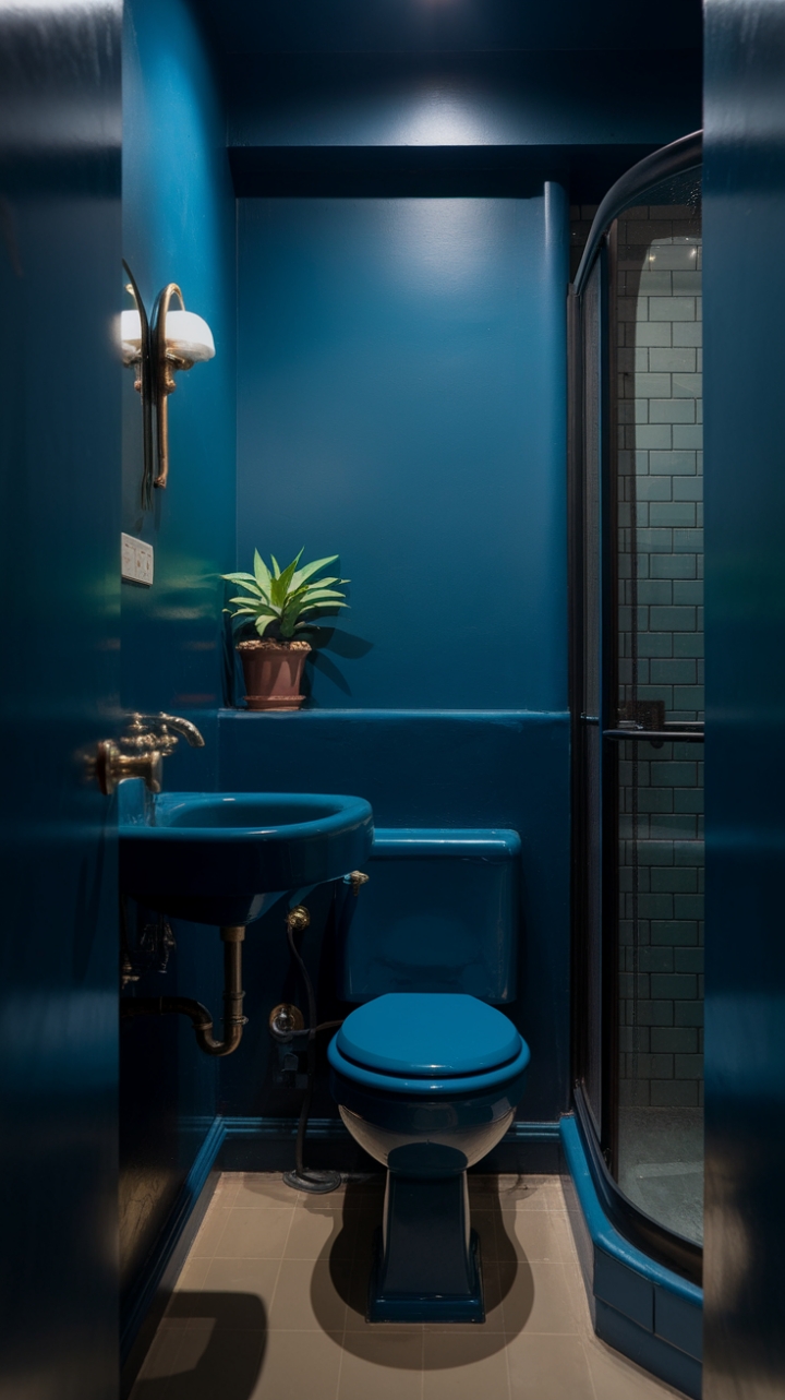 Deep Blue Drama: Warmth and Life in a Small Space