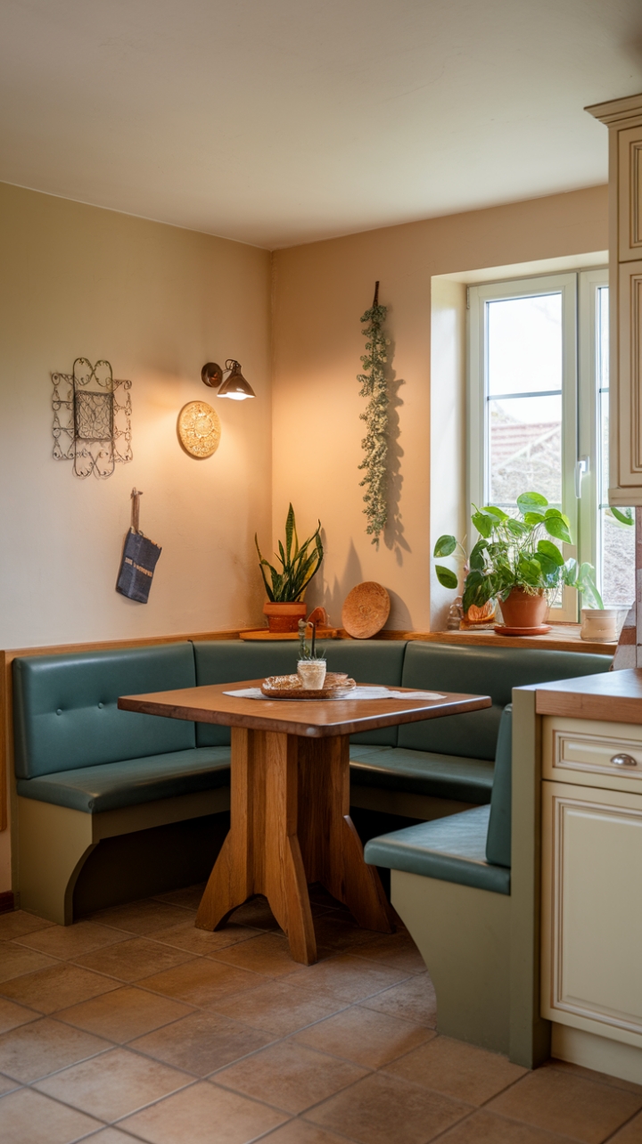 Inviting Morning Corner with Natural Light and Lush Accents